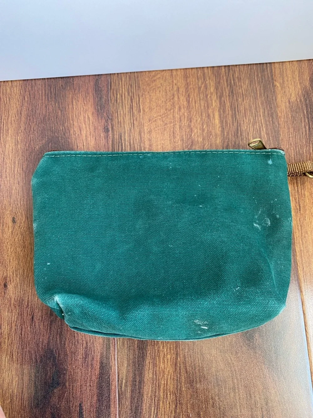 Manufacturers Golf Country Club Waxed Canvas Zippered Mini Field Bag 90s Preppy